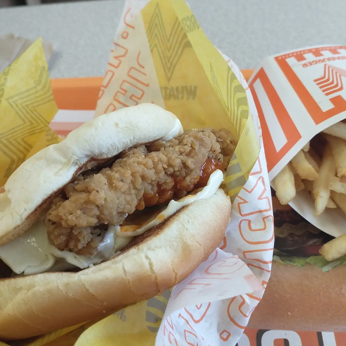 Buffalo Chicken Strip Sandwich