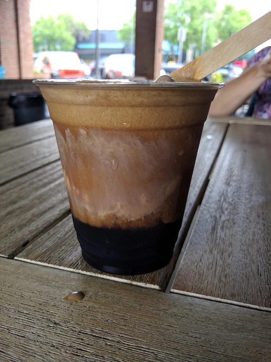 Chocolate Honey Ice Cream Float