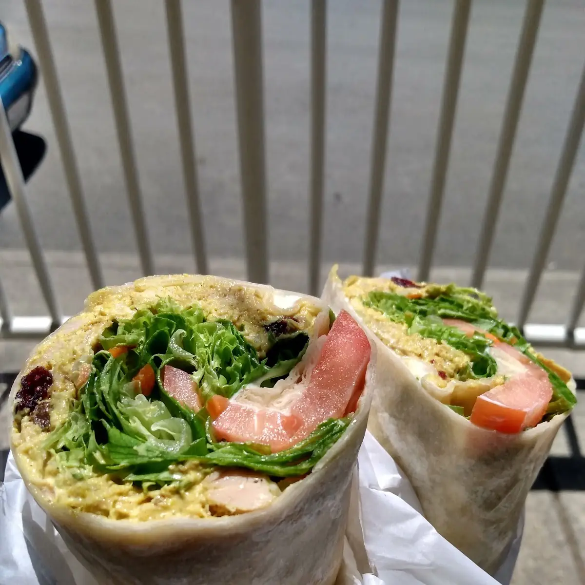 Chicken Curry Wrap