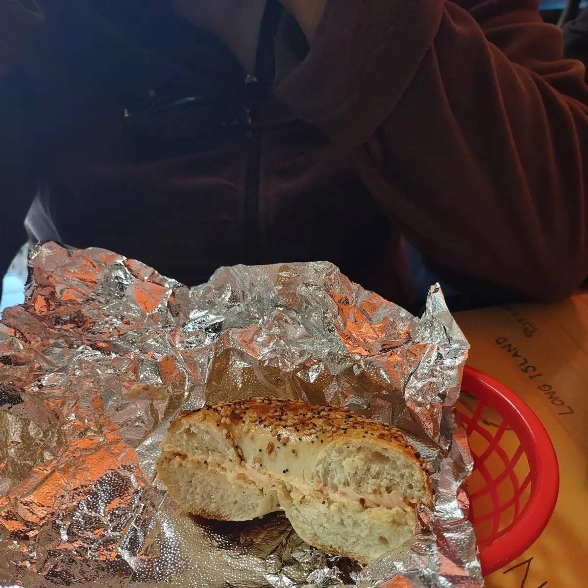 Lox Cream Cheese Bagel