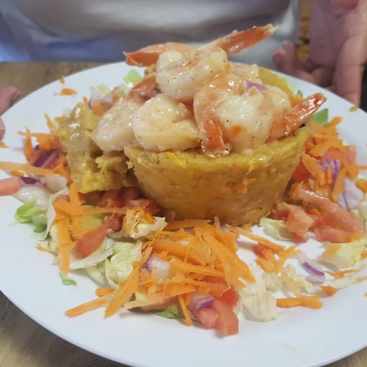 Mofongo Relleno De Mariscos