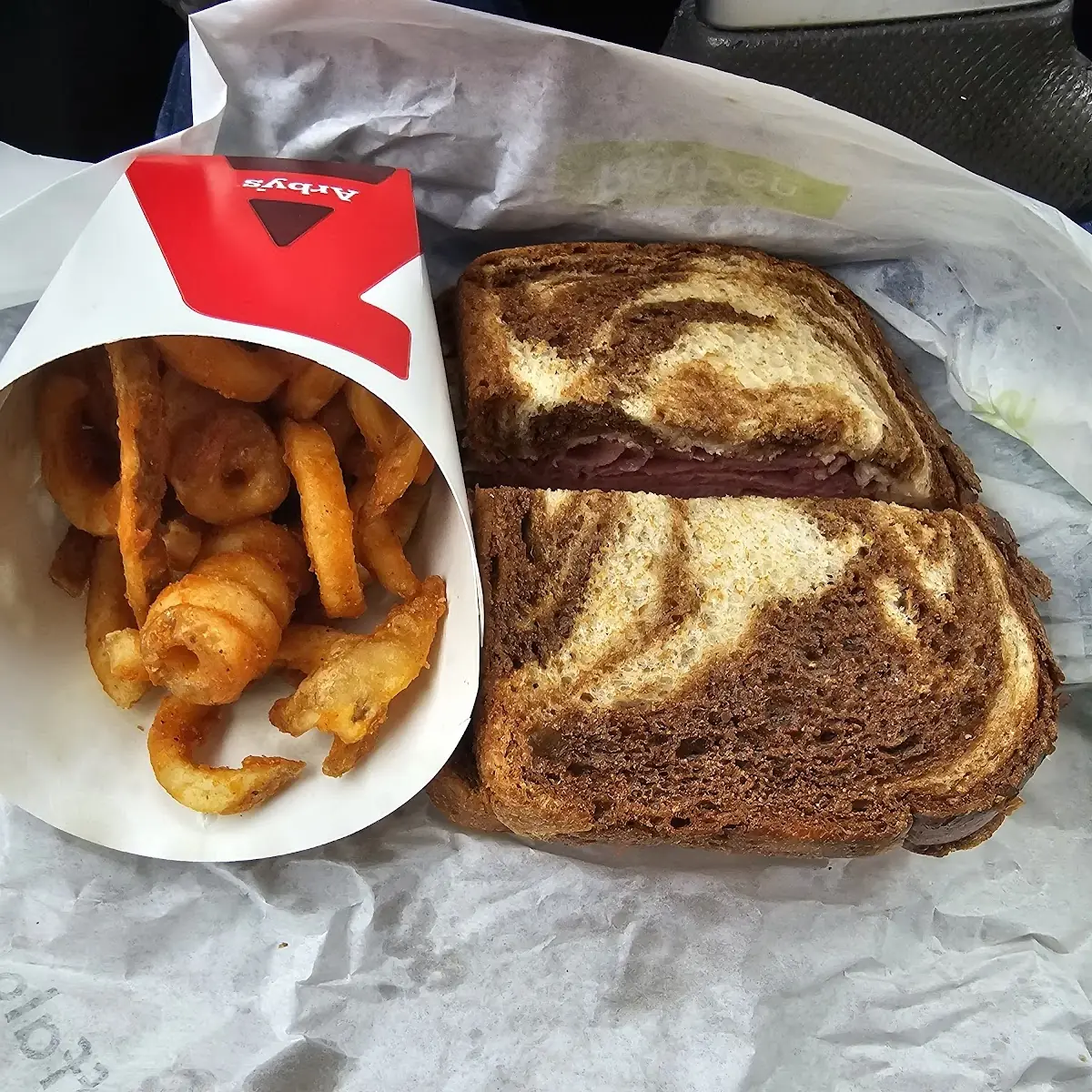 Ruben Sandwich & Curly Fries