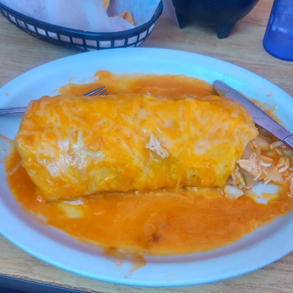 Wet Chicken Burrito