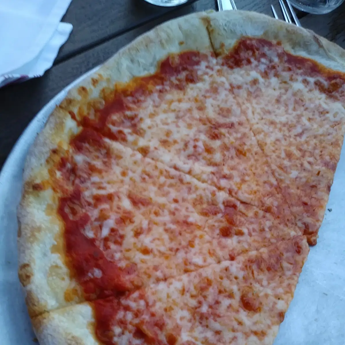 Cheese Pizza Thin Crust