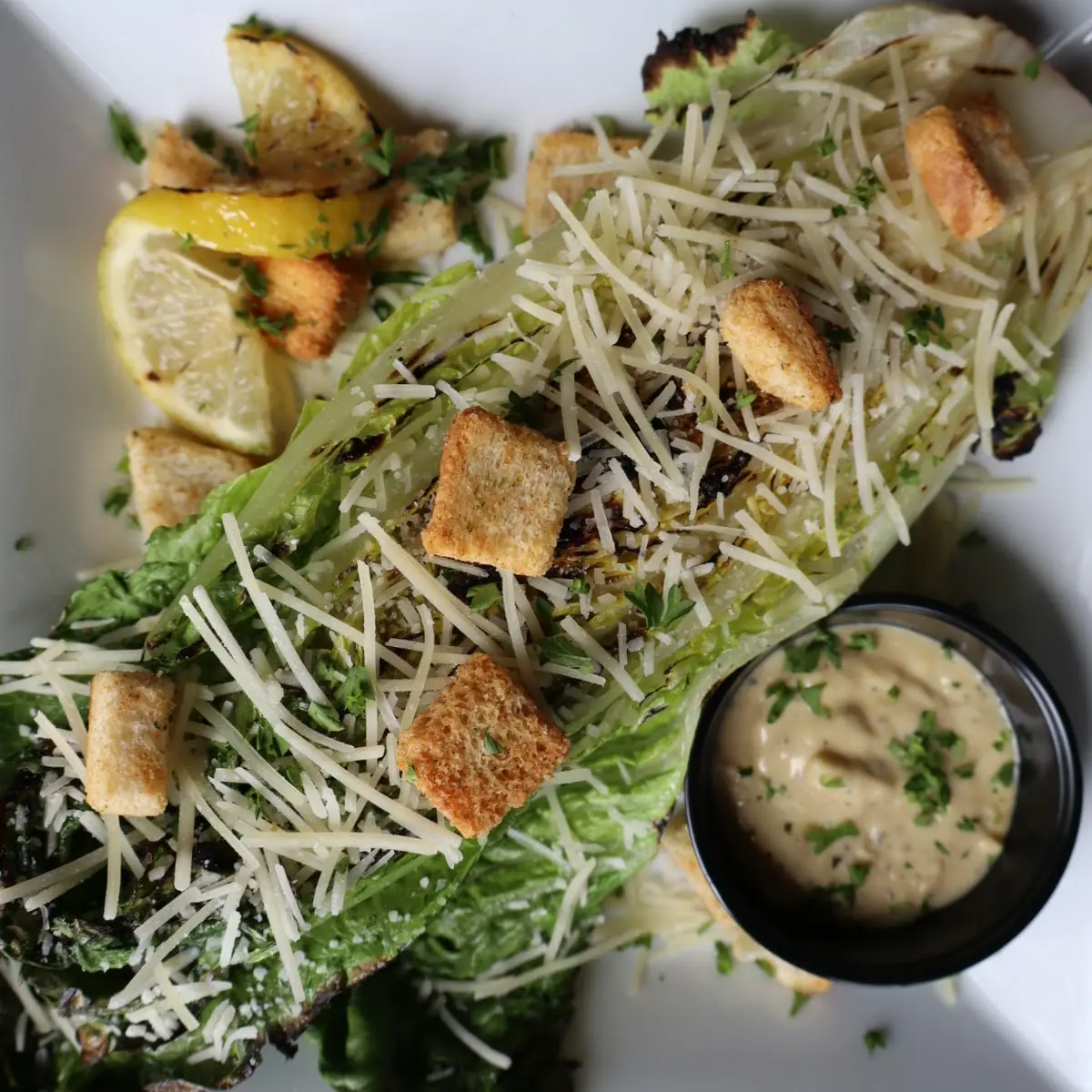 Grilled Caesar Salad