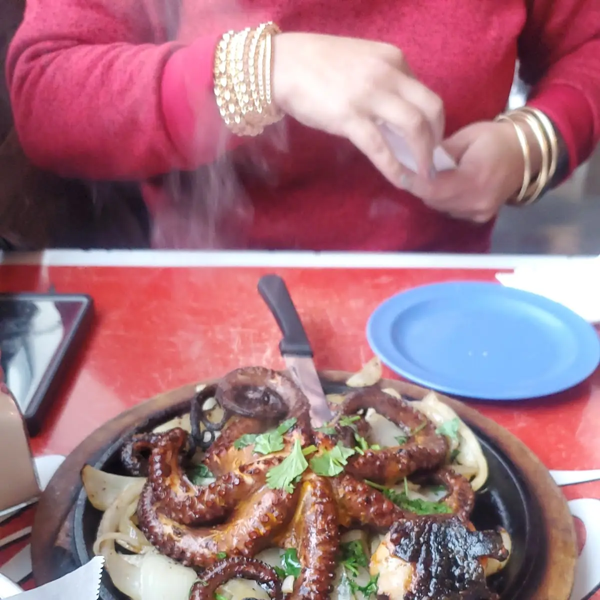 Pulpo Zarandeado