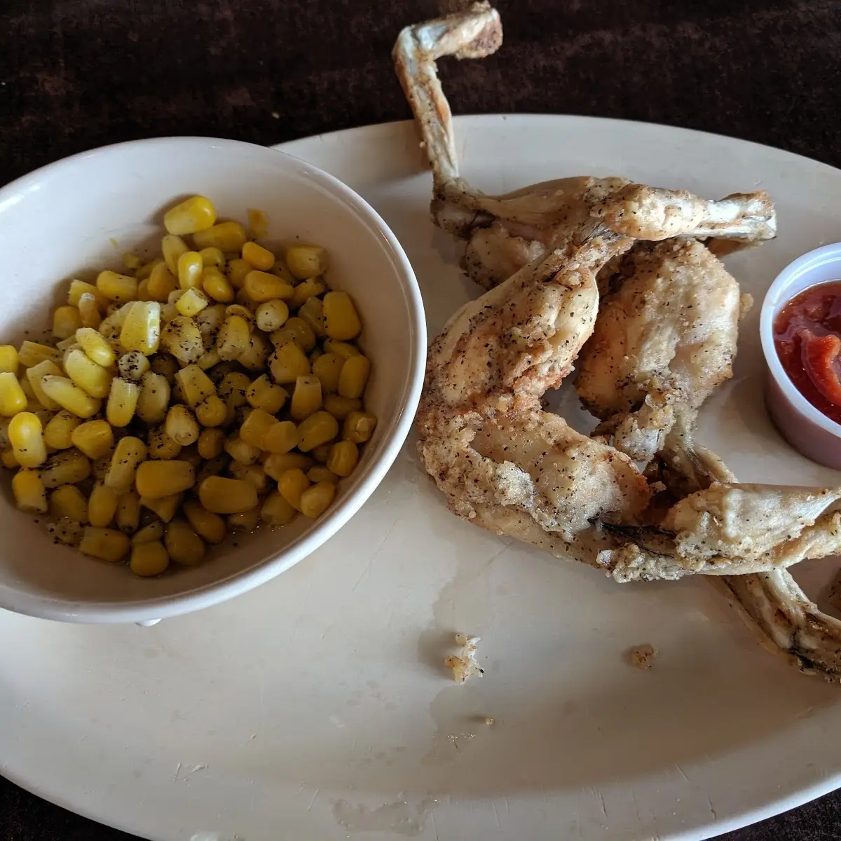 Frog Legs and Corn
