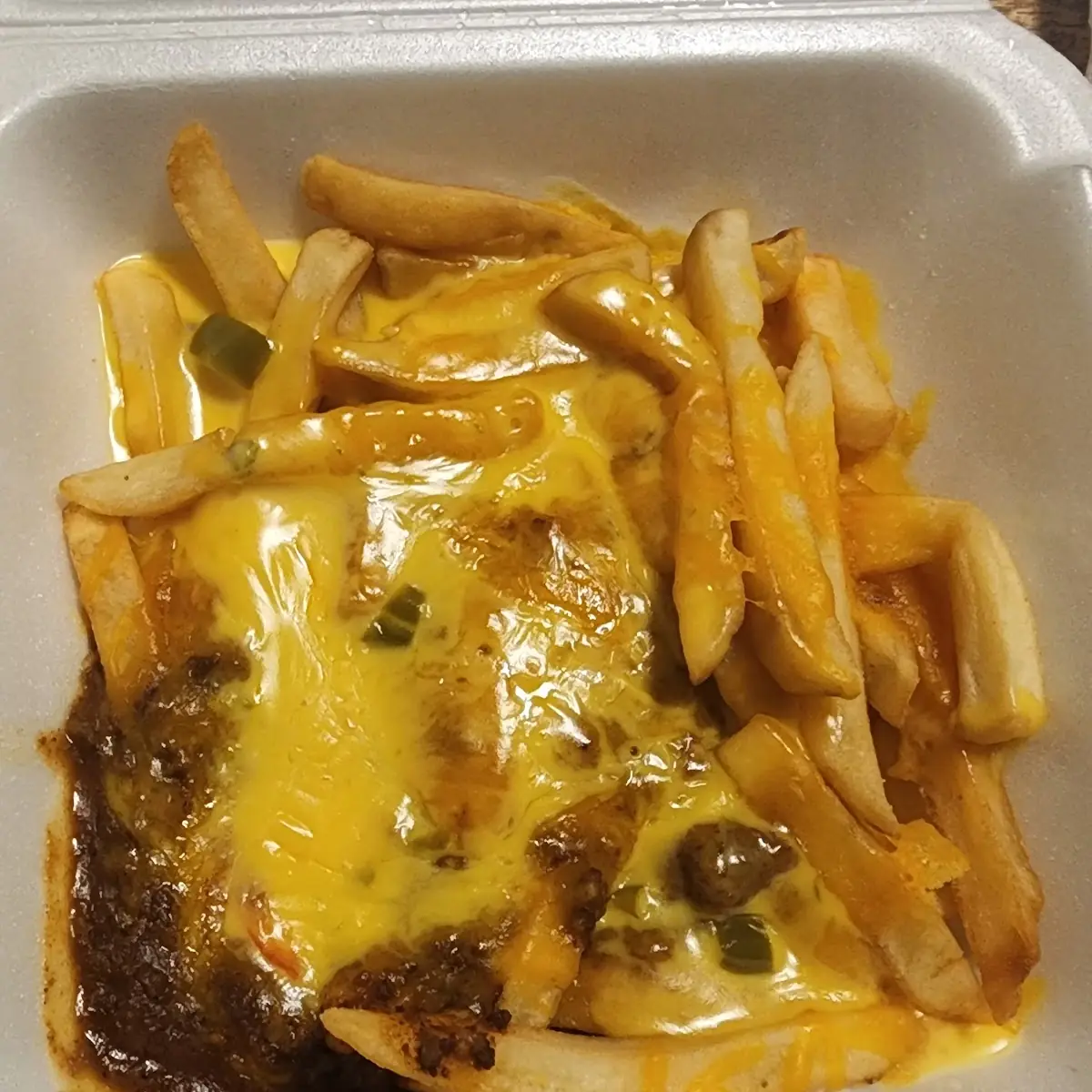 Chili Cheese Fries with Cheese