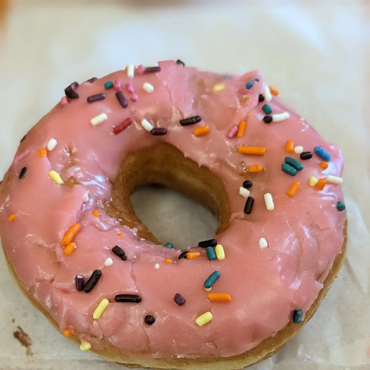 Strawberry Frosted Donut