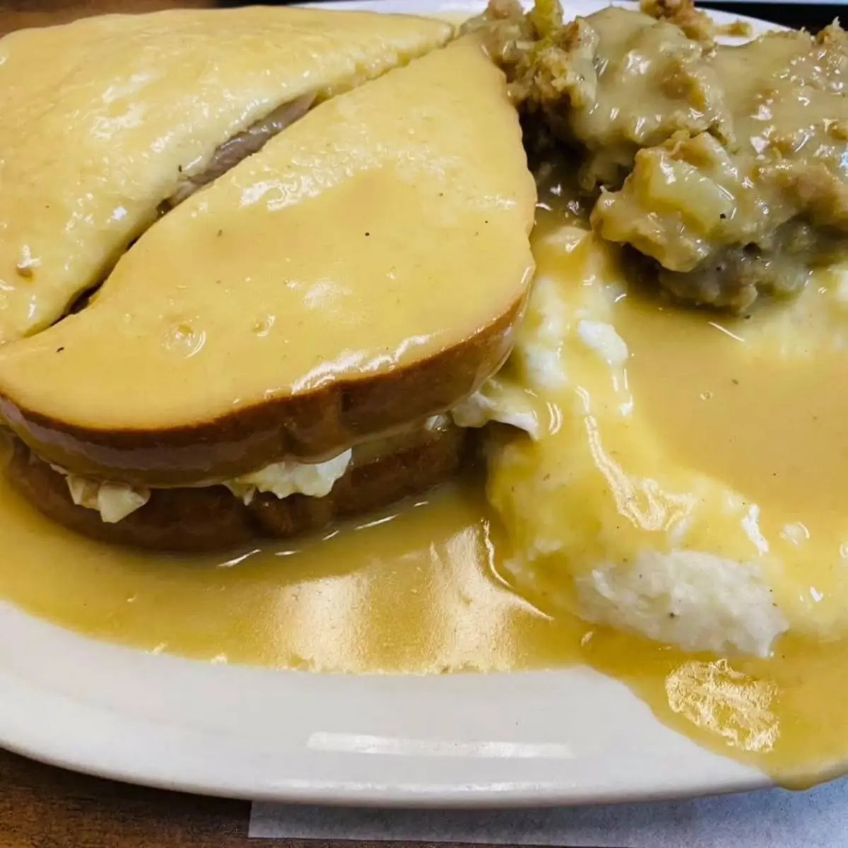 Hot Turkey or Beef Sandwich