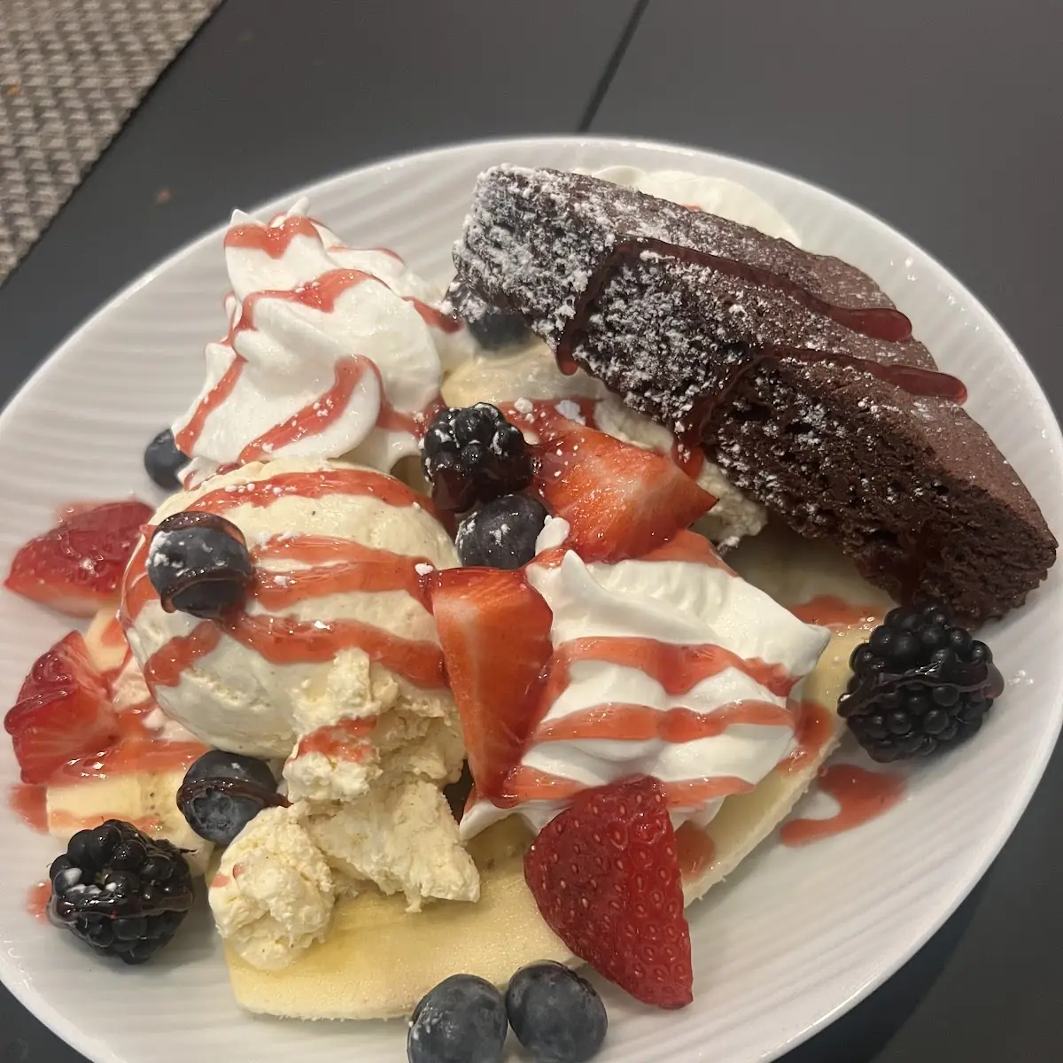 Banana Split Sundae