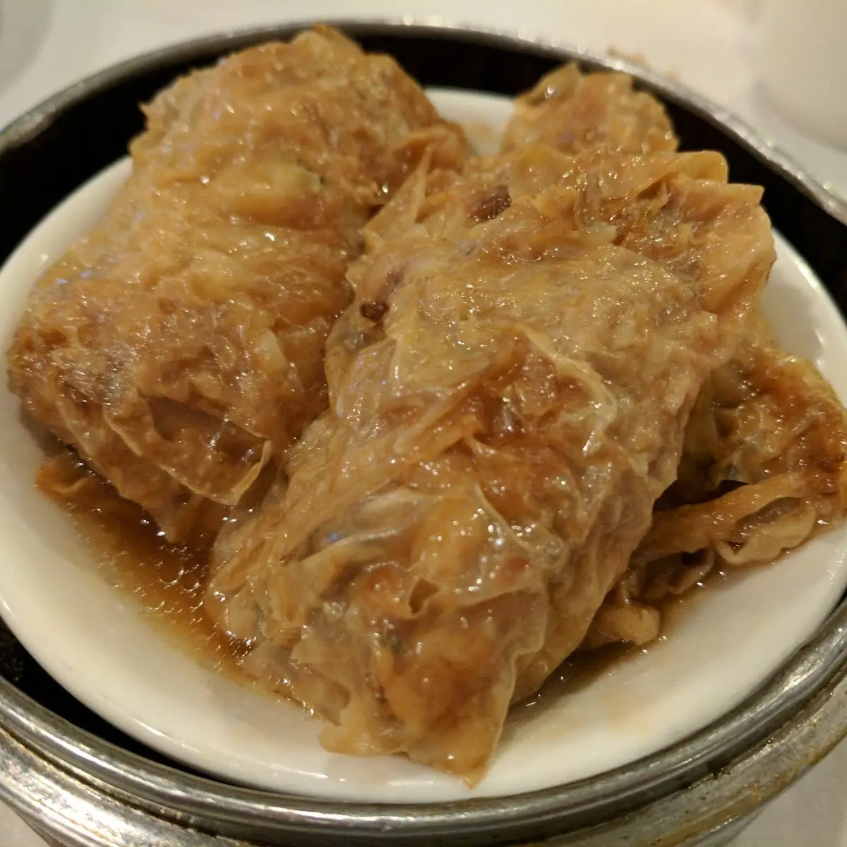 Pan Fried Bean Curd Skin Roll