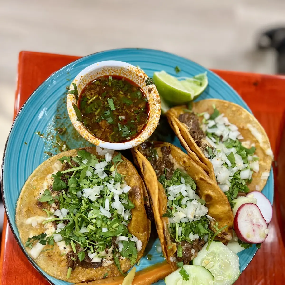 Birria Tacos with Consome
