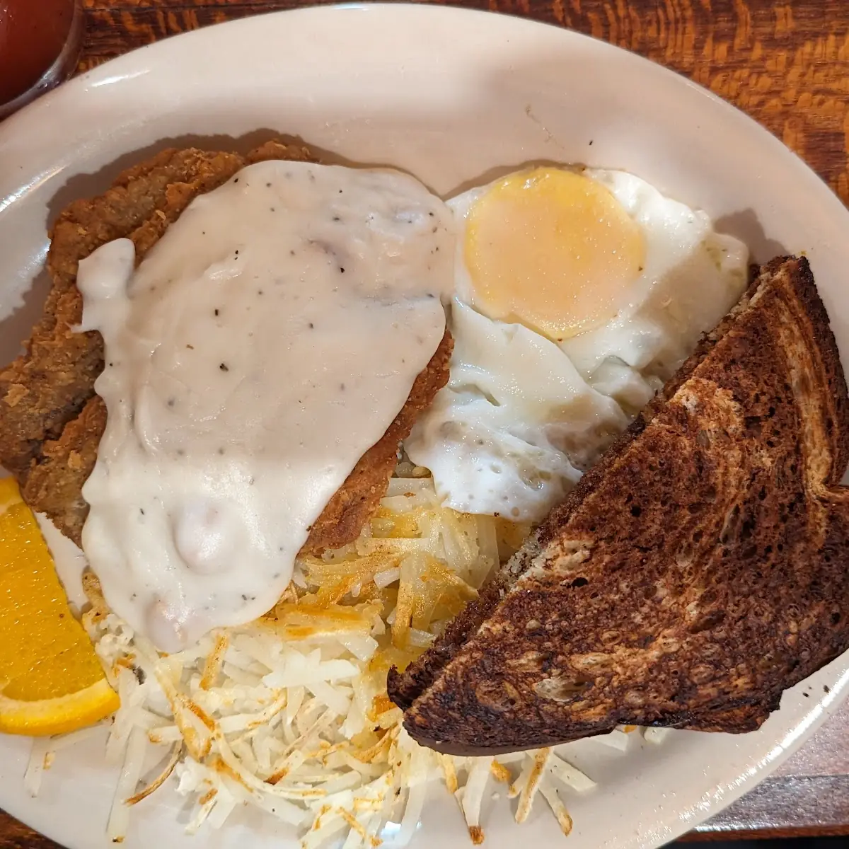 Chicken Fried Steak Breakfast
