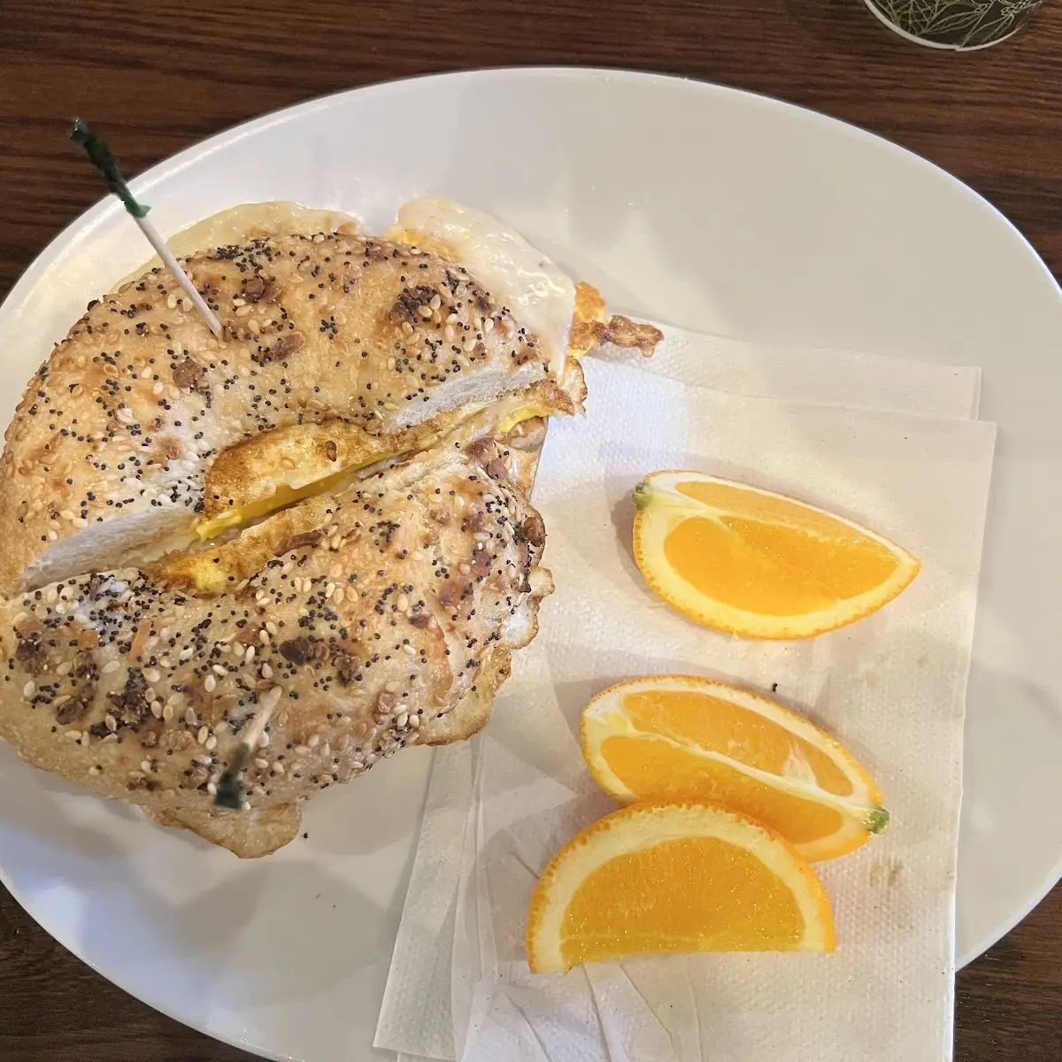 Egg Bagel with Everything Bagel