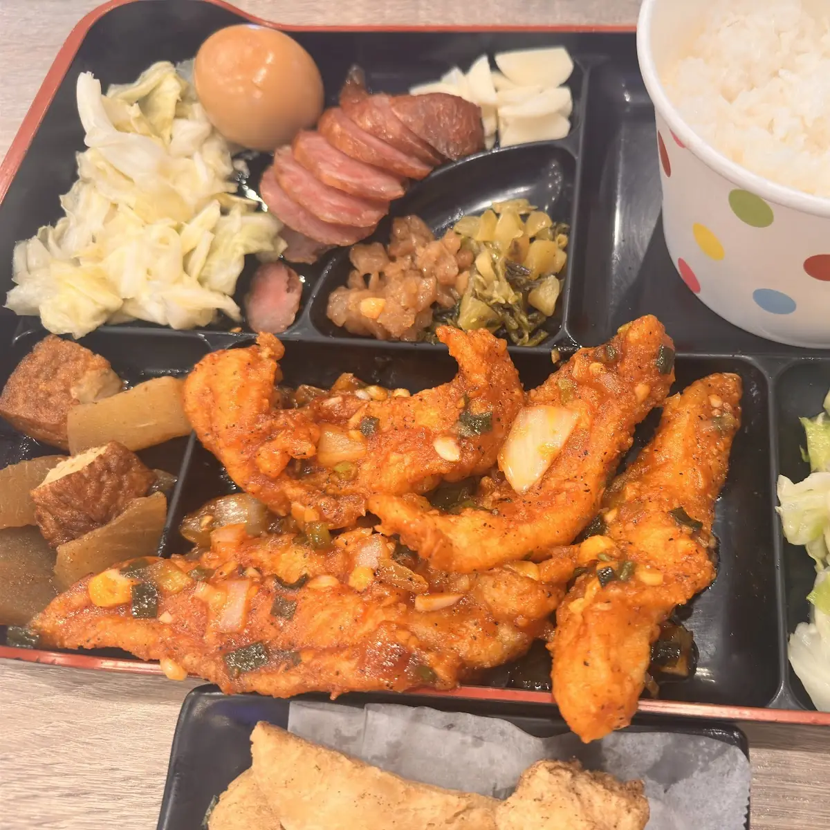 Popcorn Chicken Bento