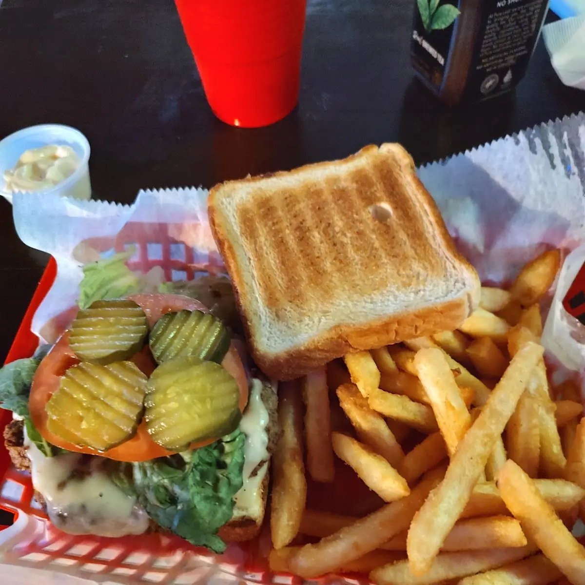 Texas Toasted Bacon Cheeseburger
