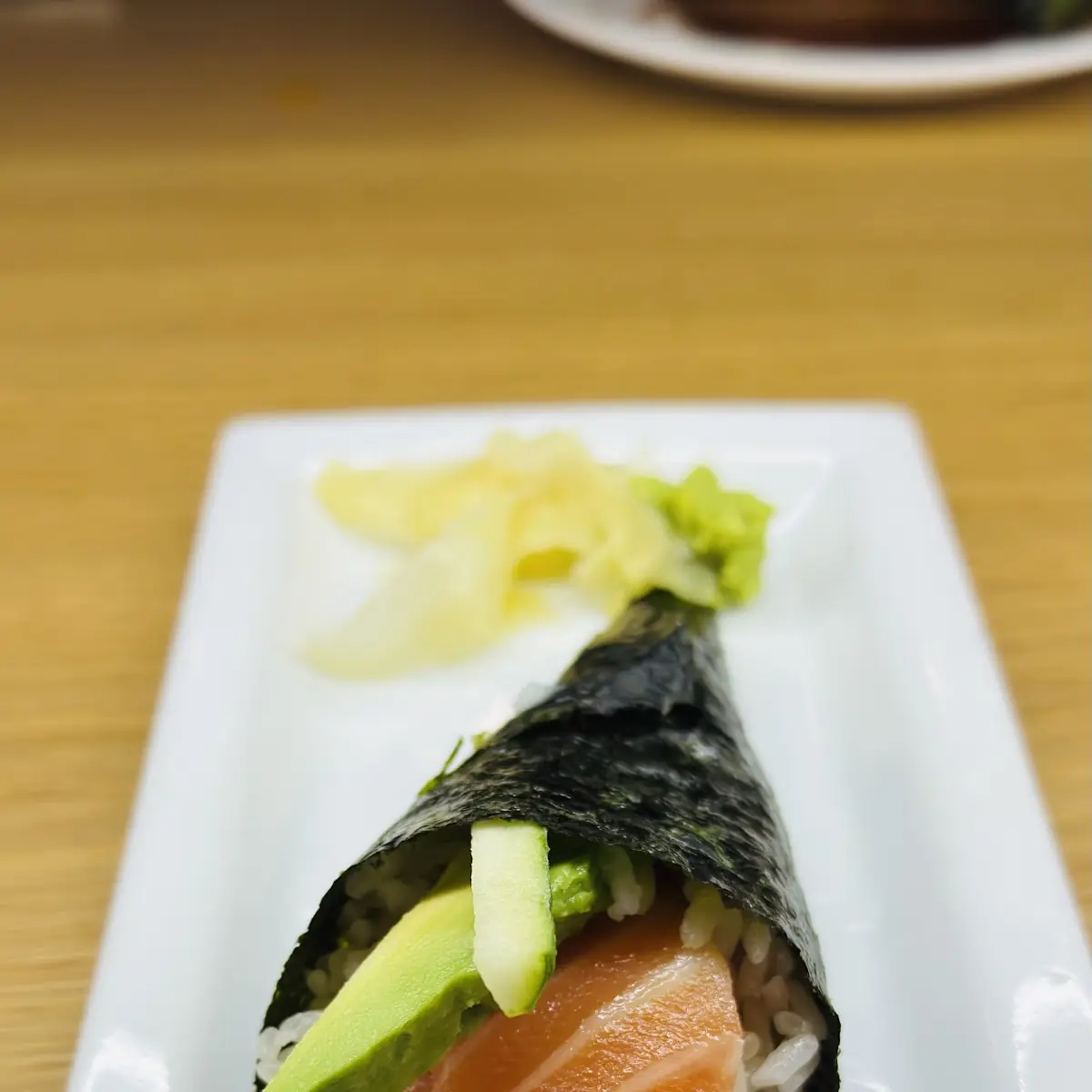 Salmon Avocado Hand Roll