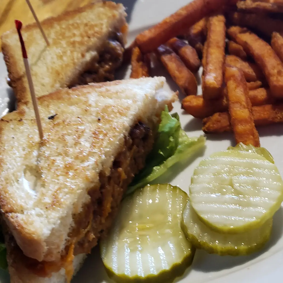 Grilled Cheese Meatloaf Stuffed Sandwich