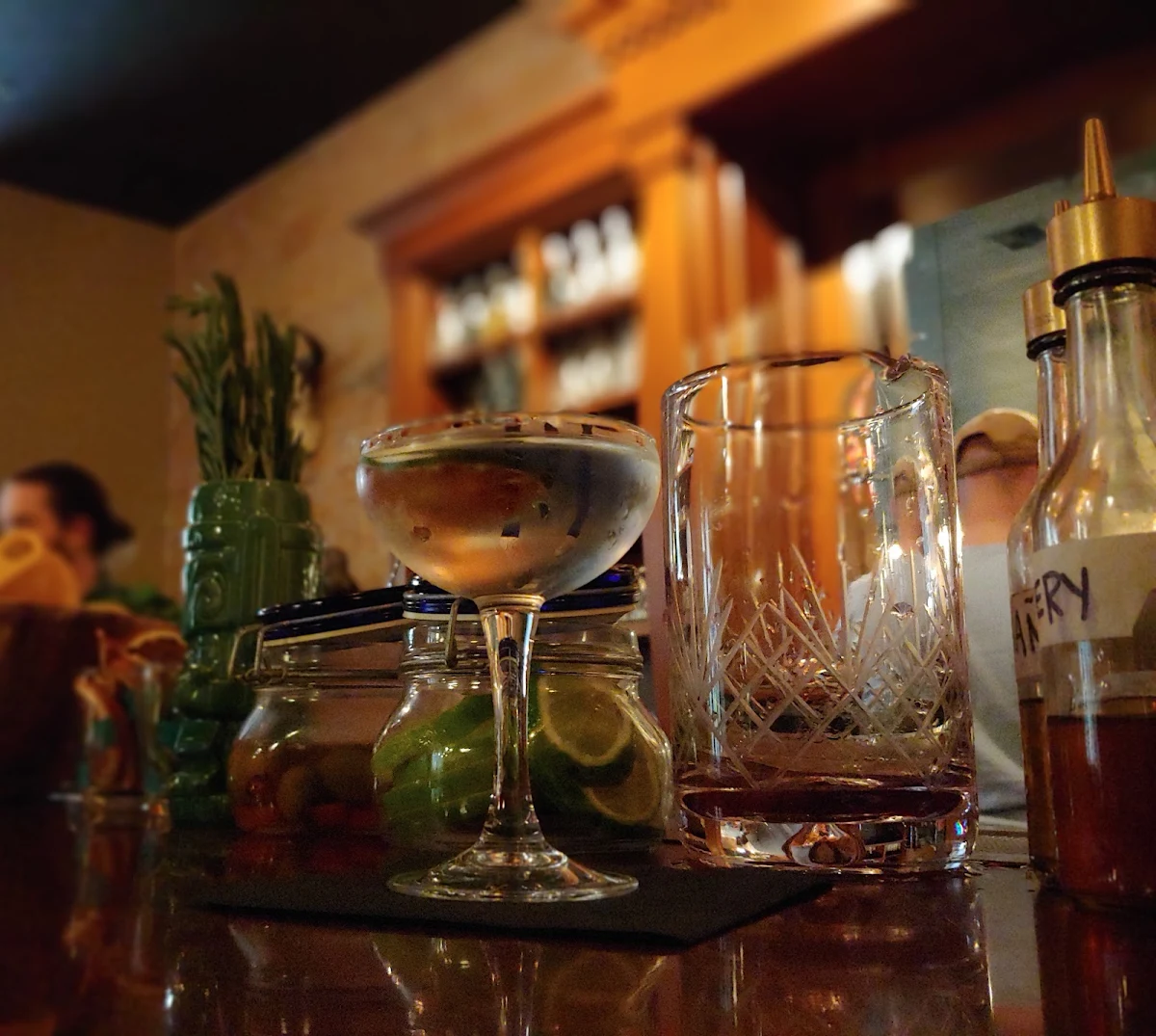 Quicksilver Vodka Martini with Dehydrated Lime