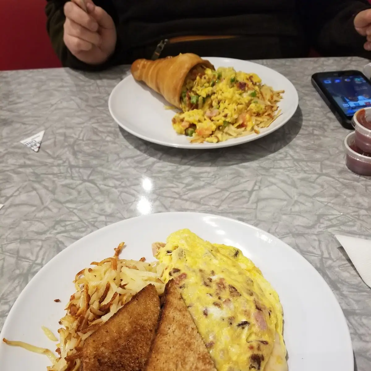 Meat Lovers Omelet with Corn Beef