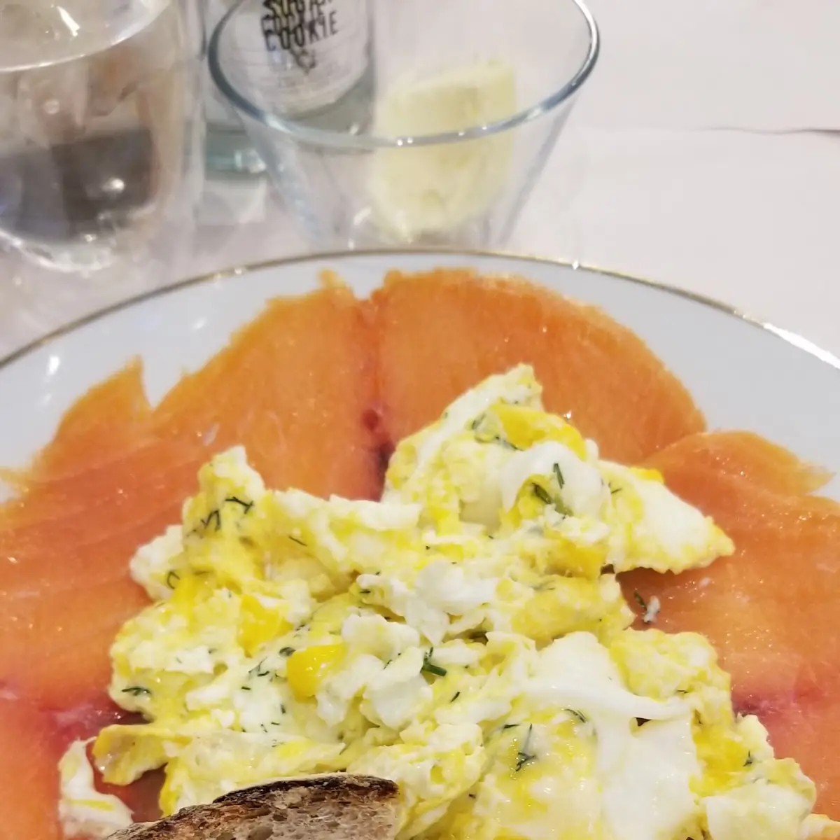 Scrambled Eggs with Smoked Salmon