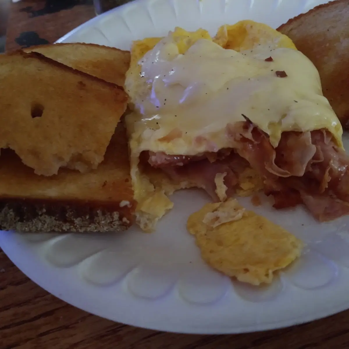 Ham and Cheese Omelette