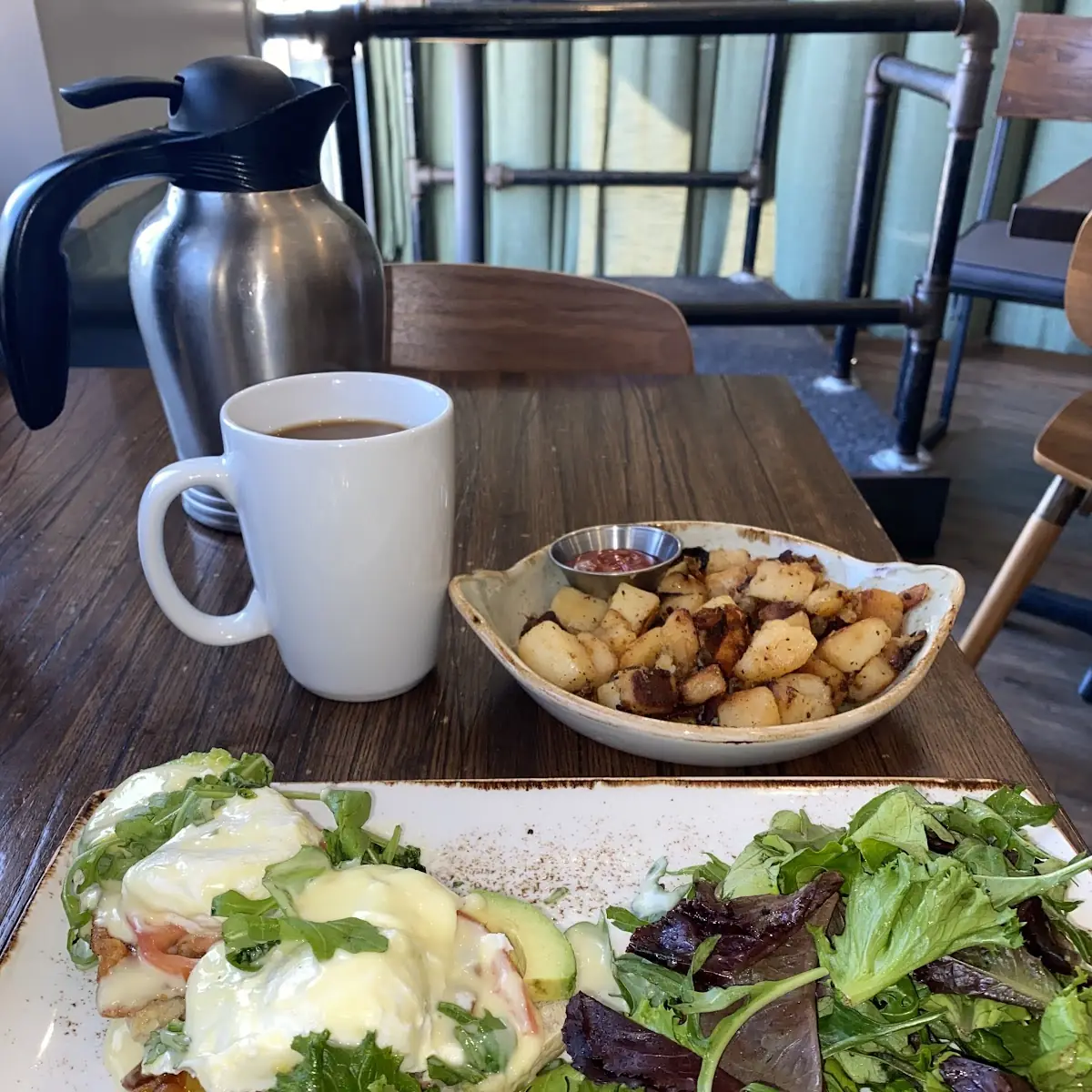 Eggs Benedict w Potatoes