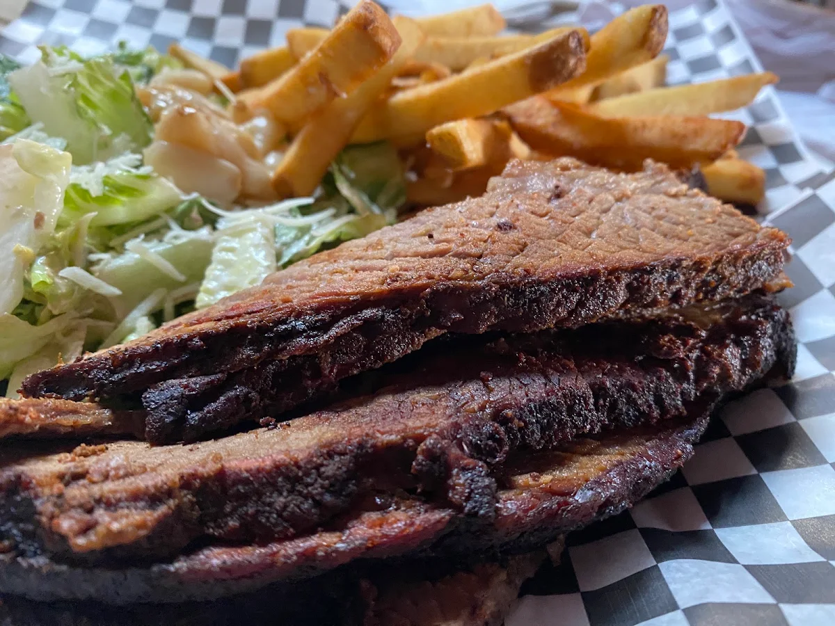 Sliced Alberta Beef Brisket Sandwich