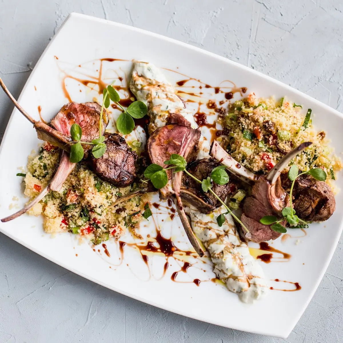 Pomegranate Grilled Lamb Chops