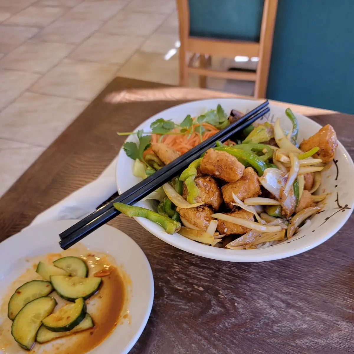 Salmon Noodle Bowl