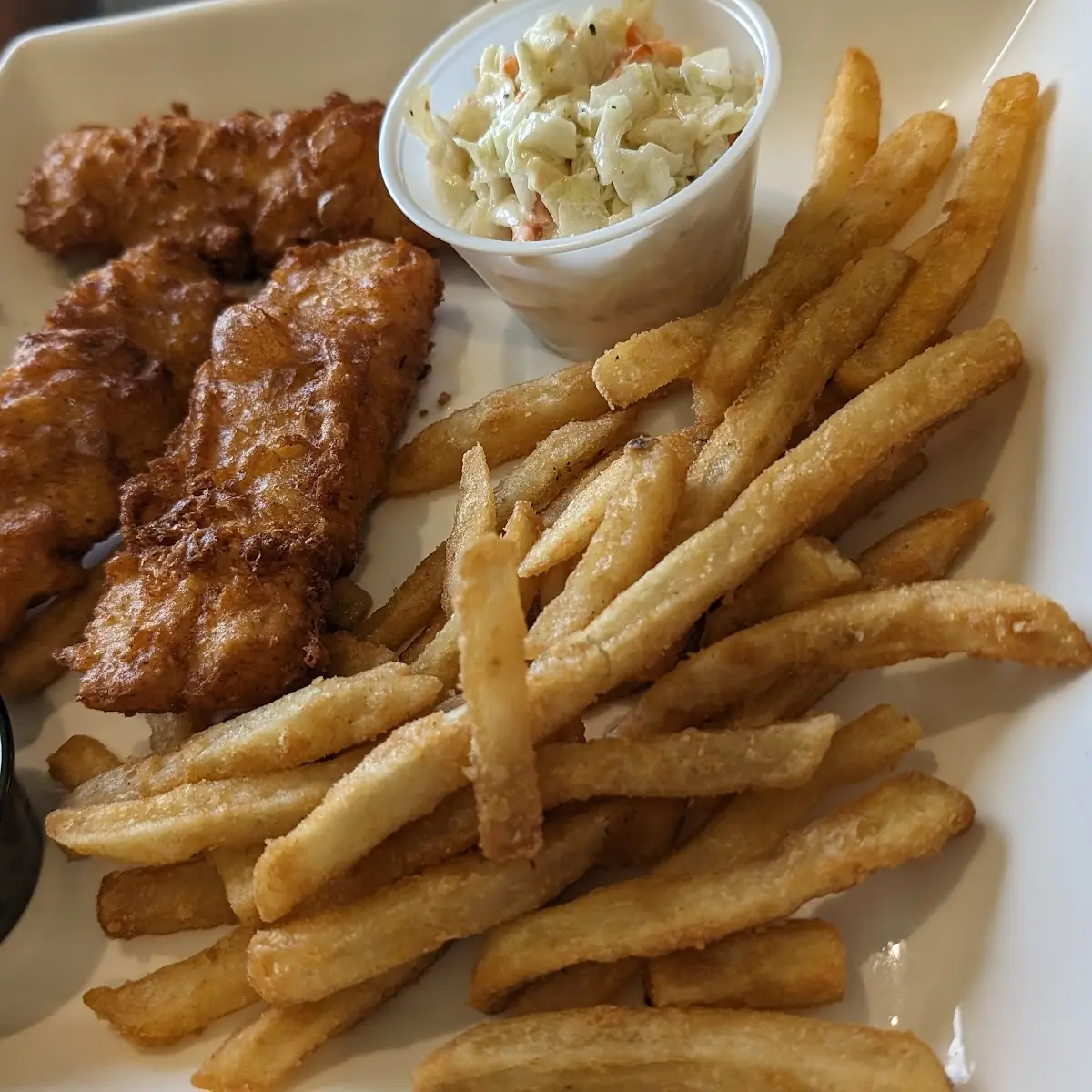 Fried Shrimp Fries Slaw