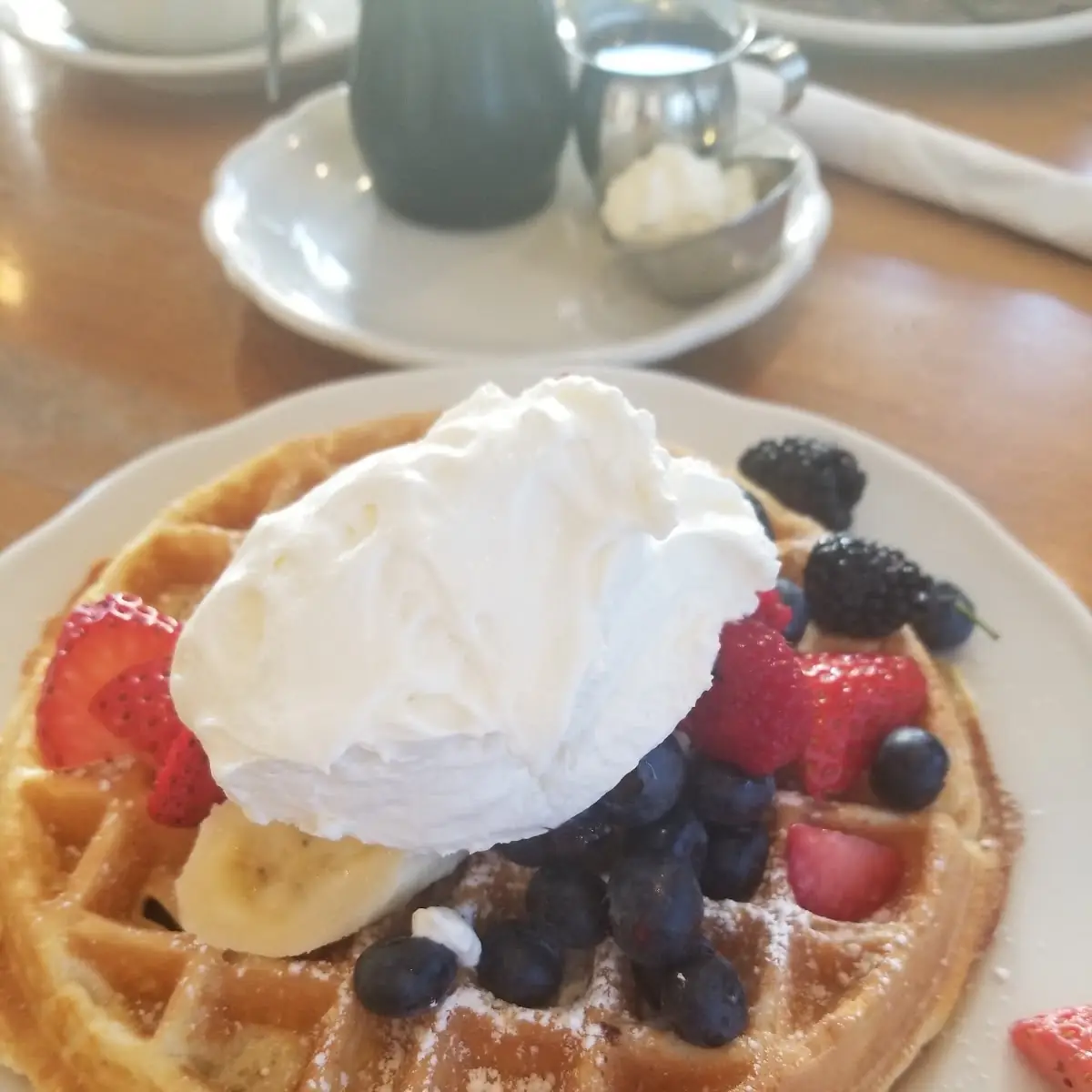 Fresh Fruit Waffle