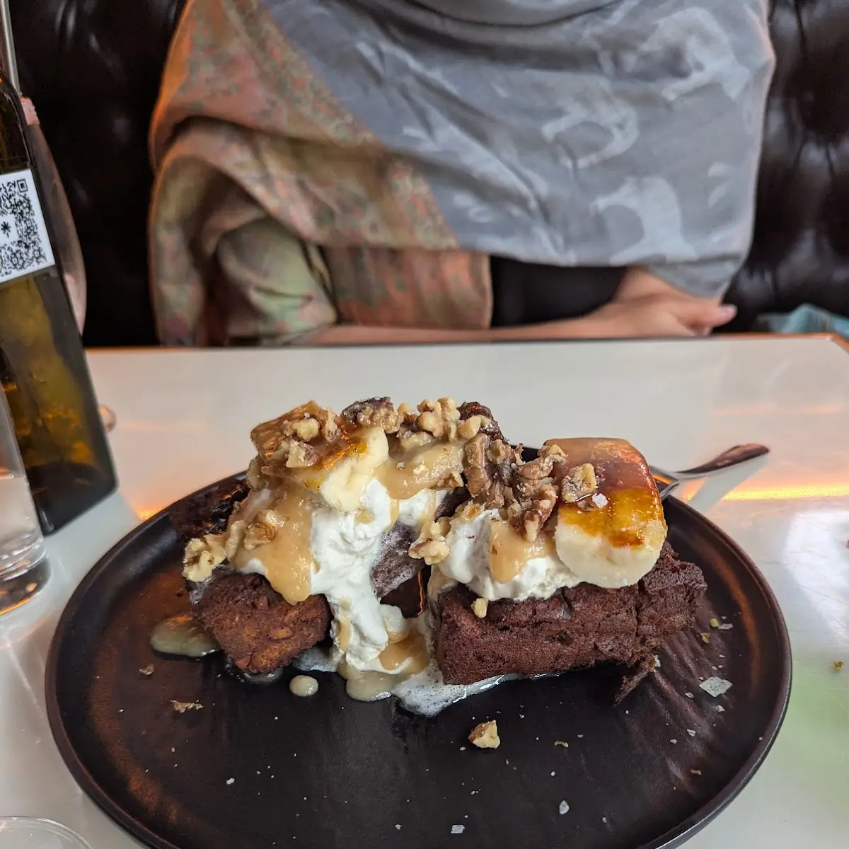 Fried Banana Bread Pudding
