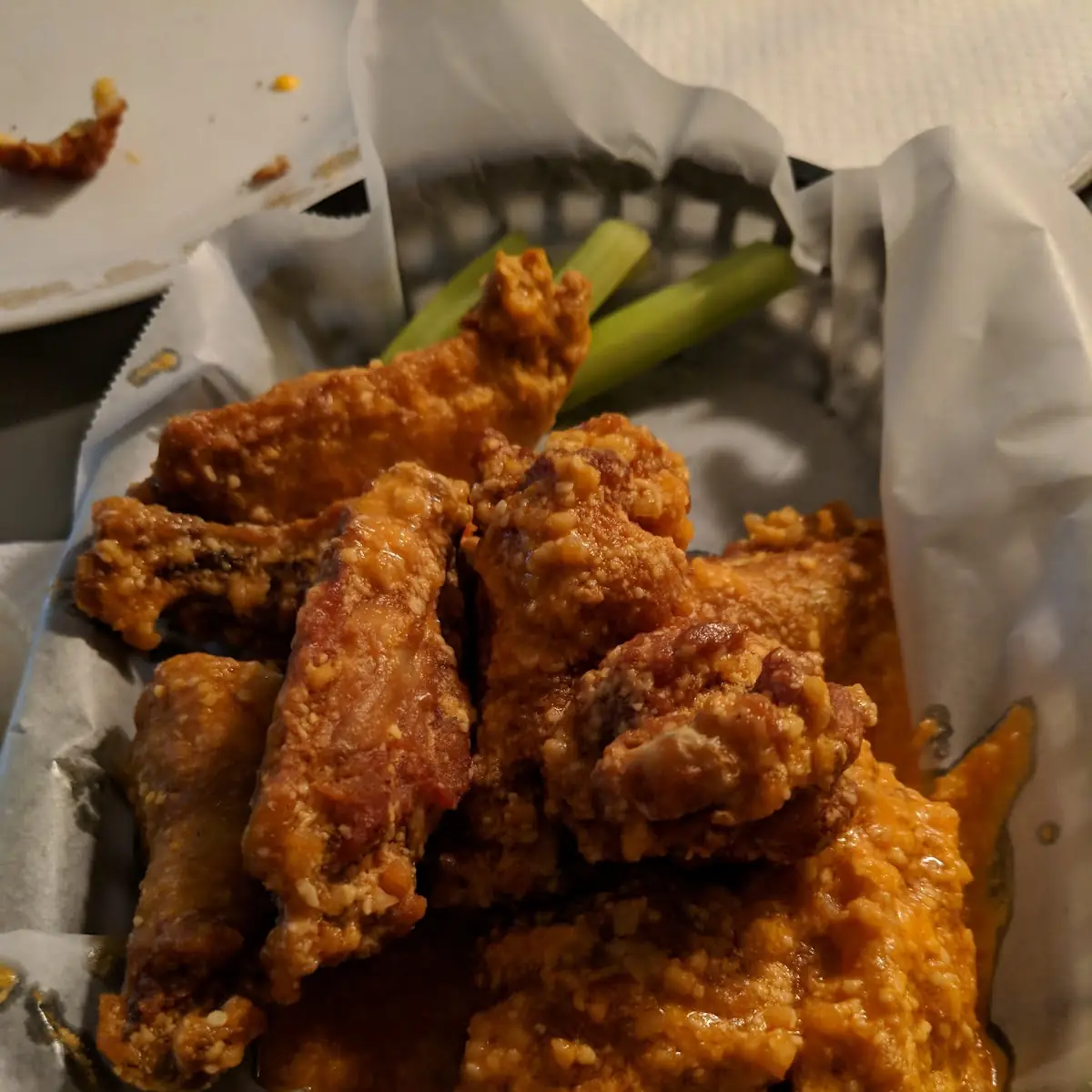 Hot Parm Chicken Wings