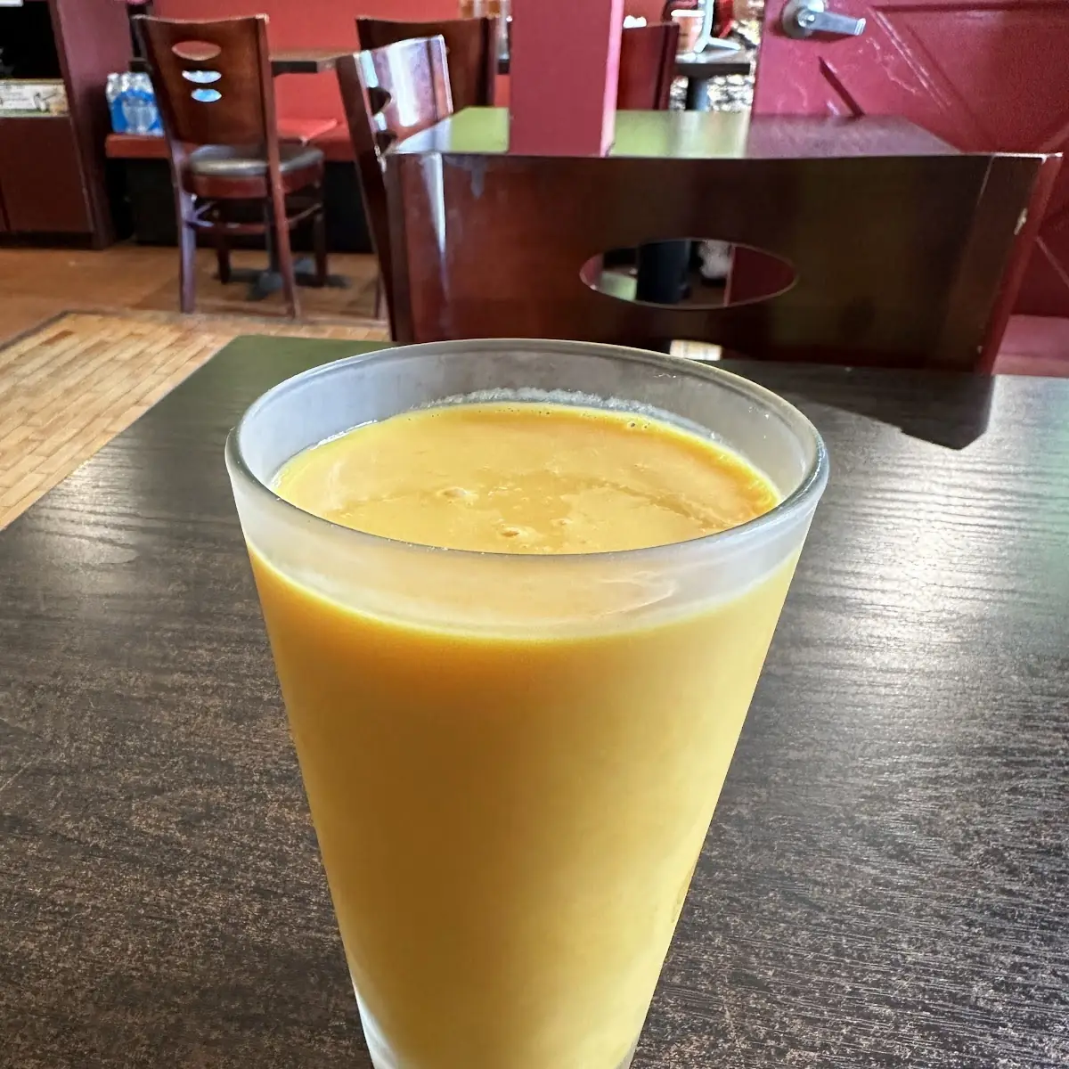 Mango Lassi- Yogurt and Mango Drink