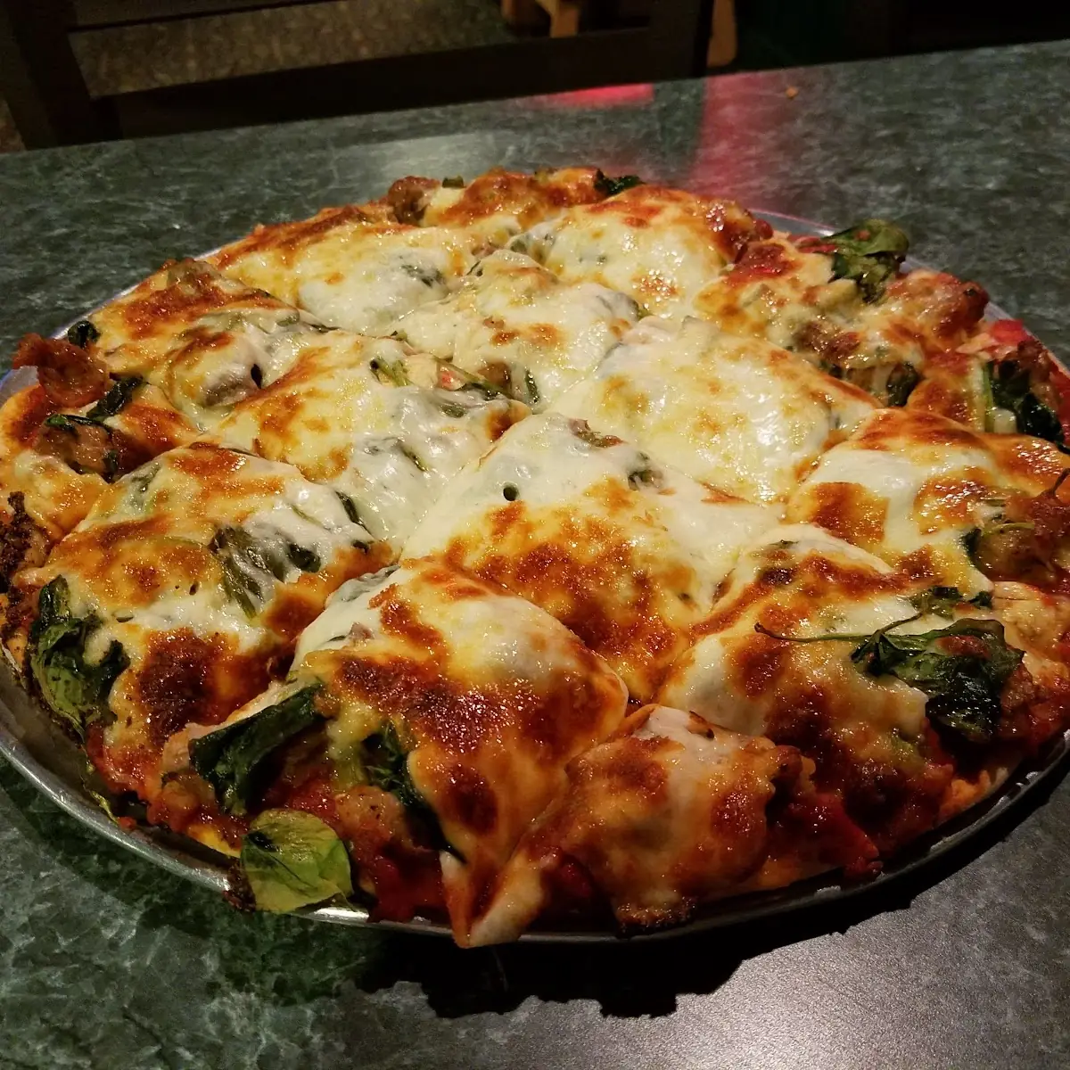 Veggie Sausage Pizza