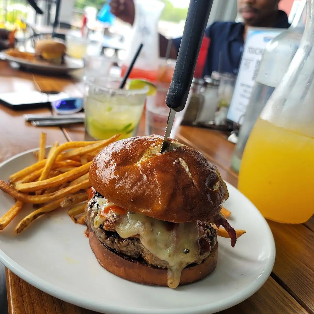 Cheesy Hawaiian Burger