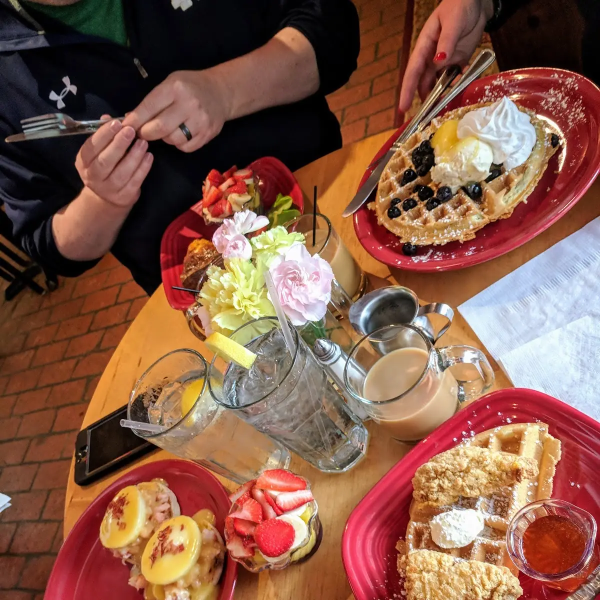 Chicken Waffles Egg Benedict