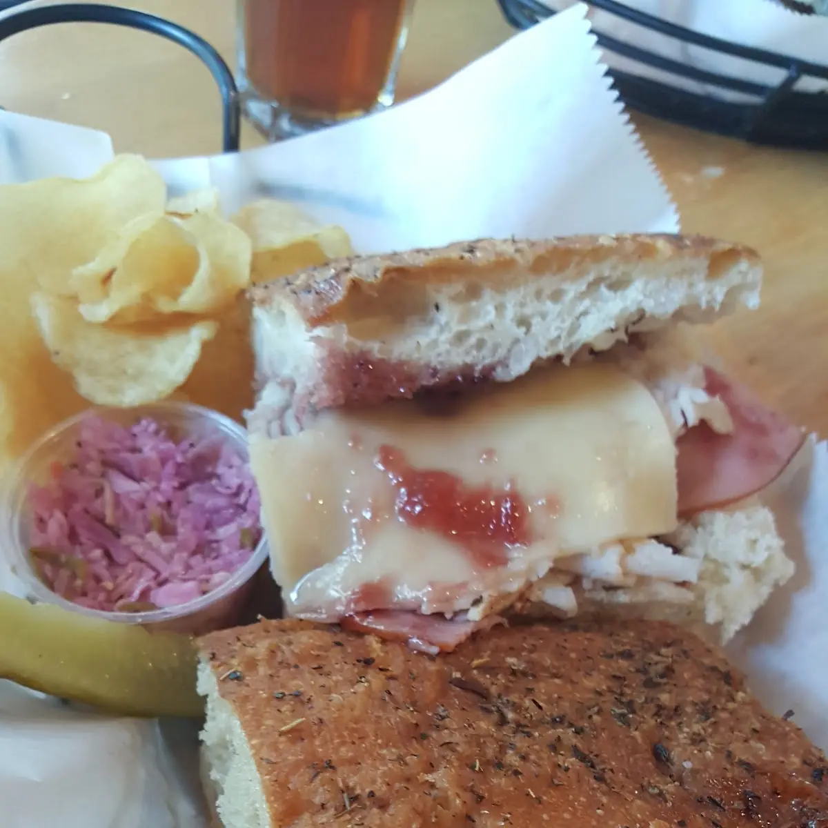 Turkey and Cheese Sandwich