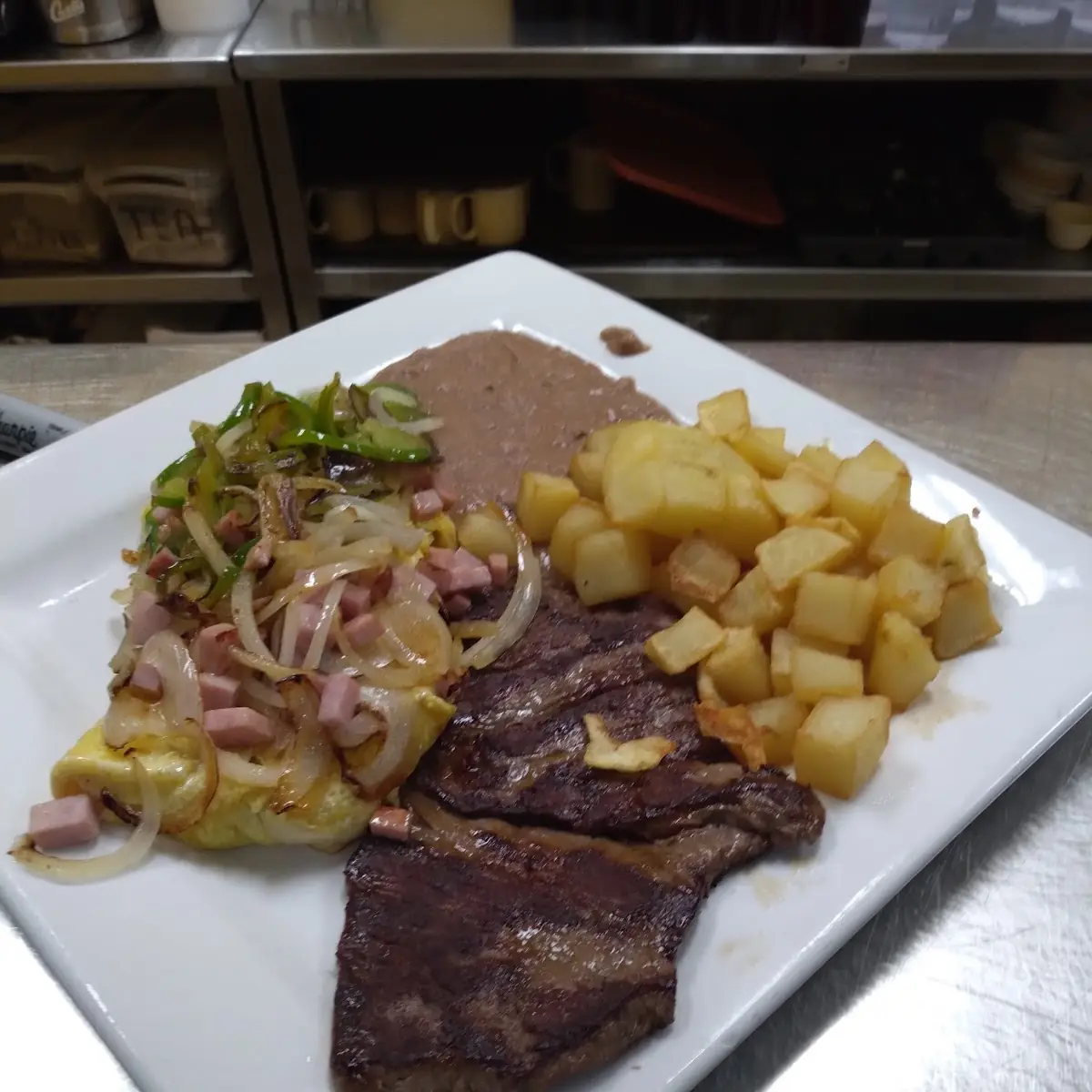 Steak & Omelette