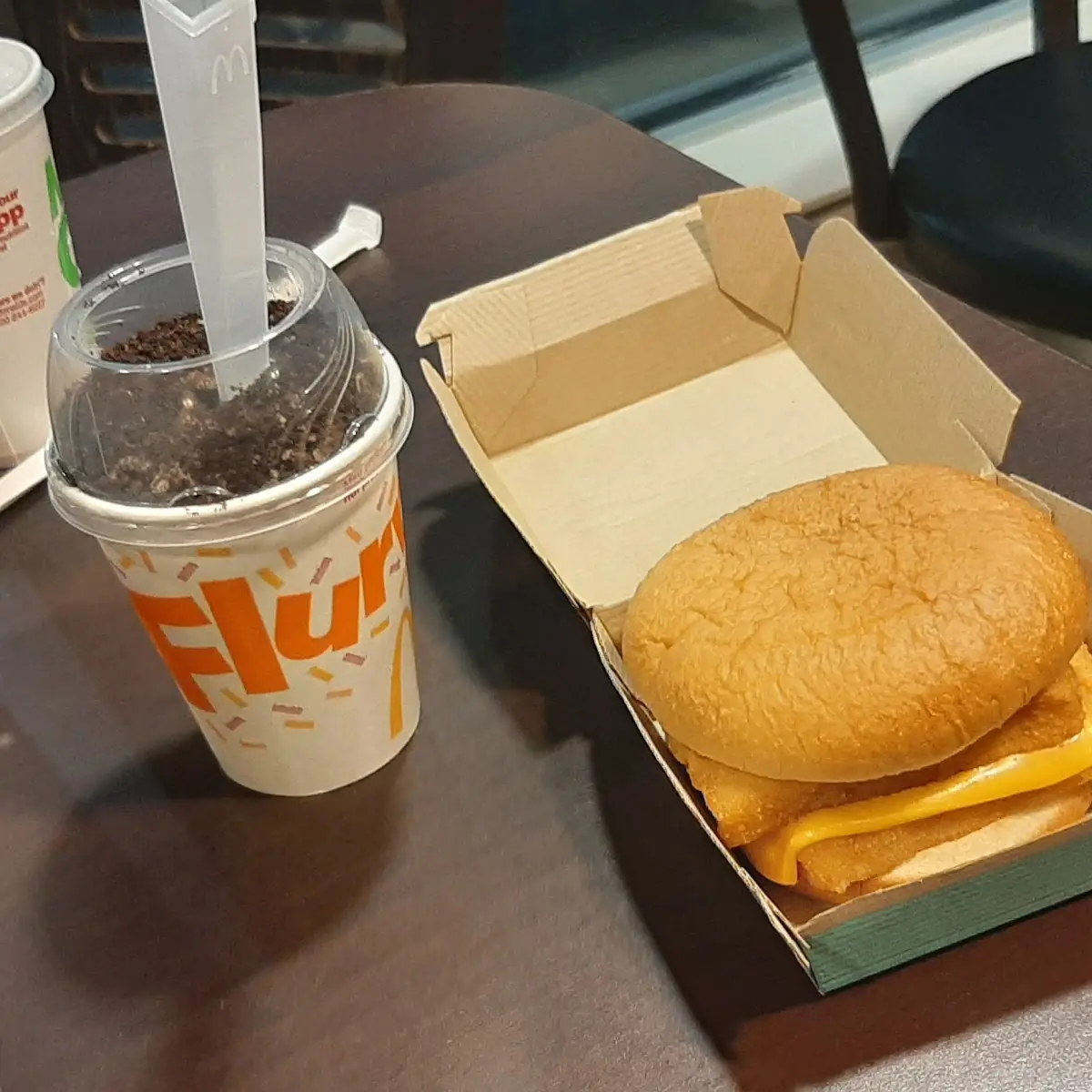 Fish Fillet Oreo Mcflurry