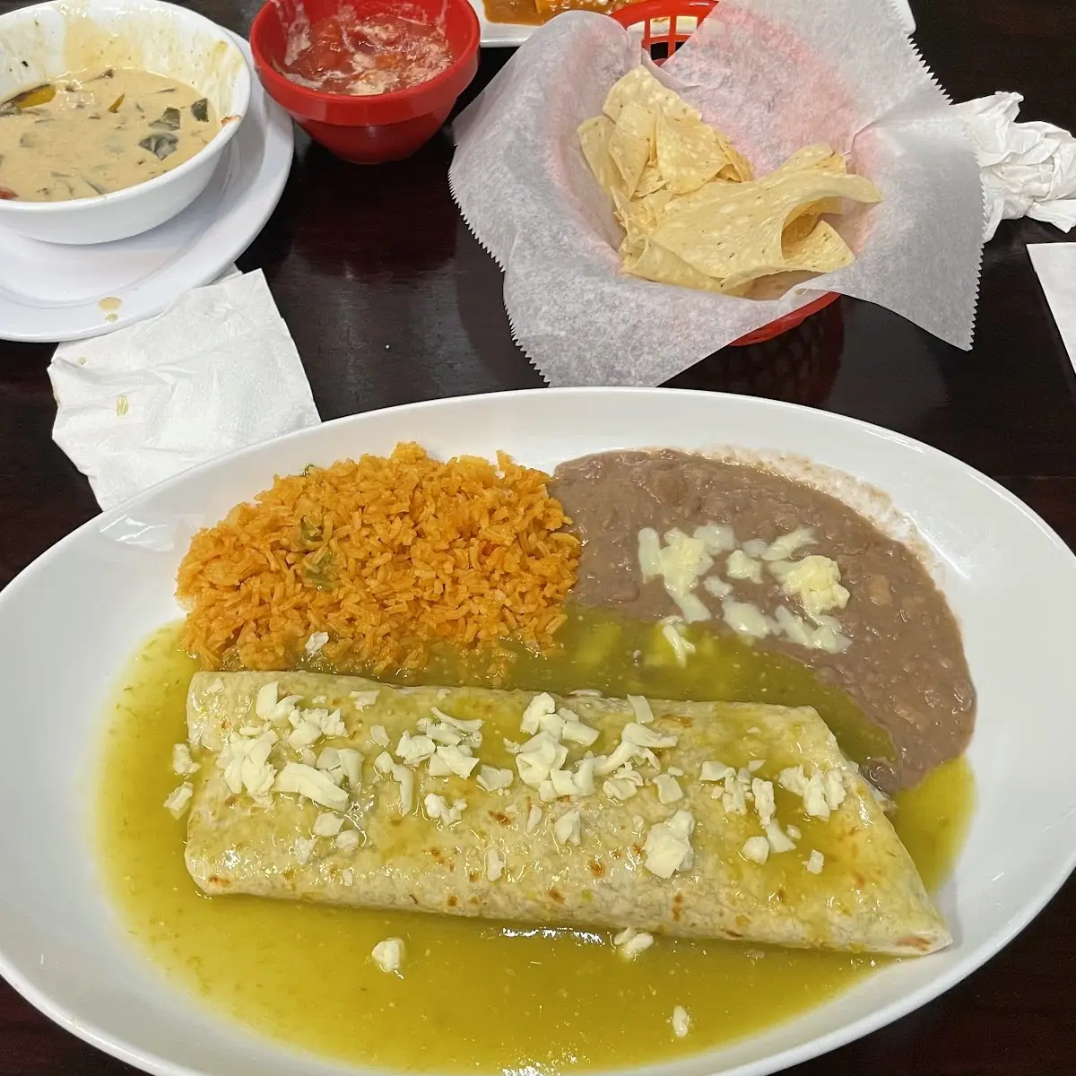 Carnitas Burrito Verde