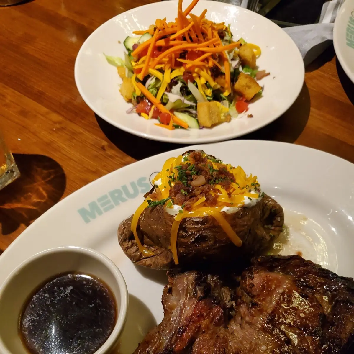 Prime Rib Steak Medium Rare