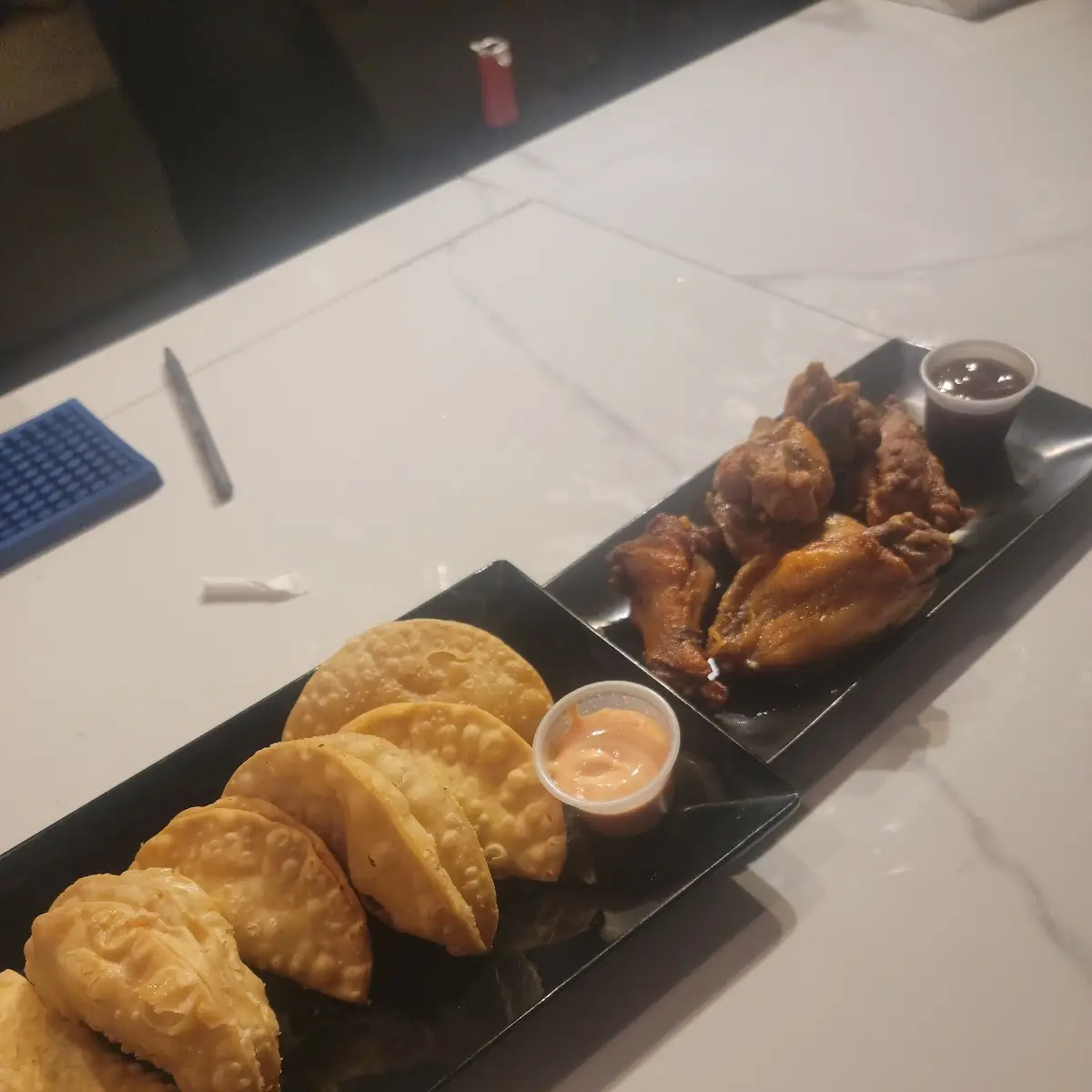Empanadas and Wings