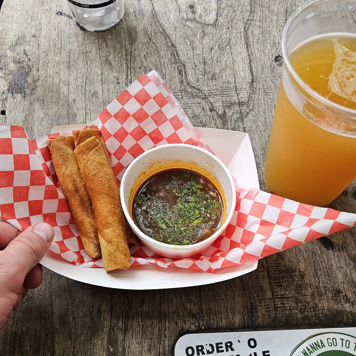 Birria Egg Roll