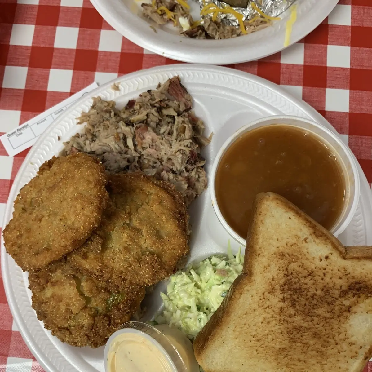 Pulled Pork Plate with Baked Beans