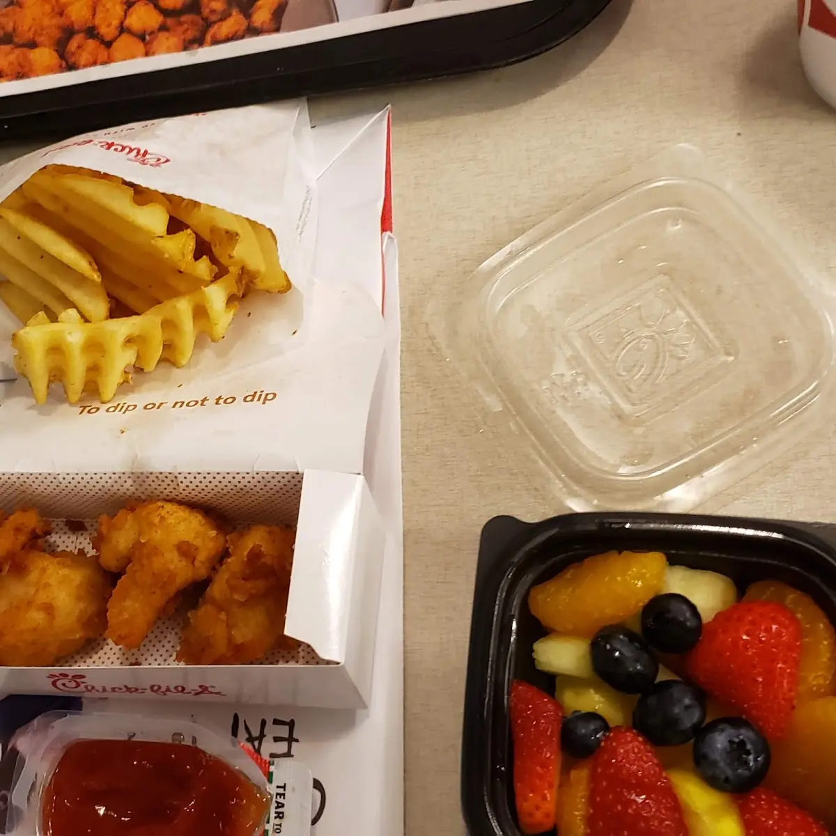 Kids Meal with Fruit Salad