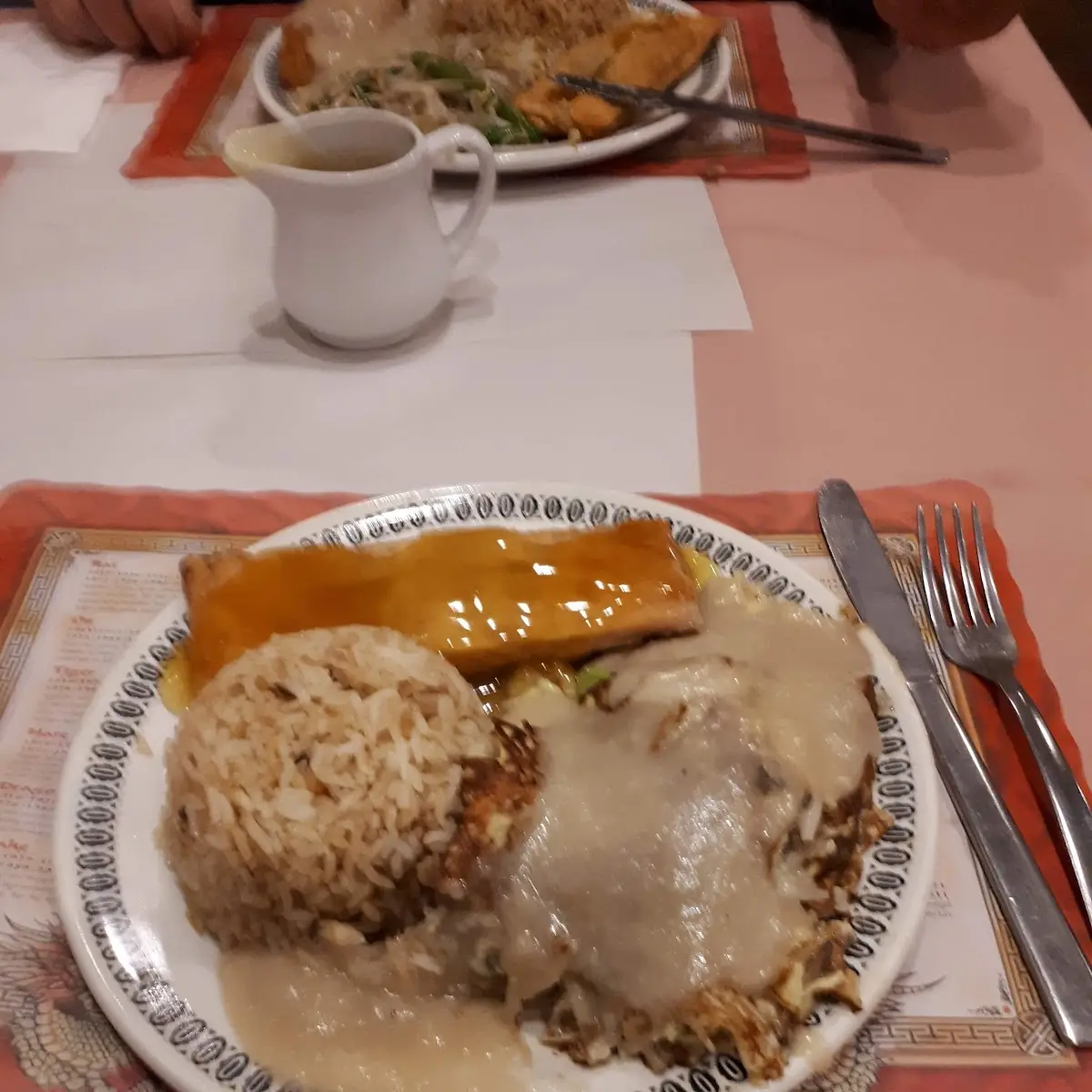 Egg Roll Egg Foo Young Fried Rice, Tai Yan Palace