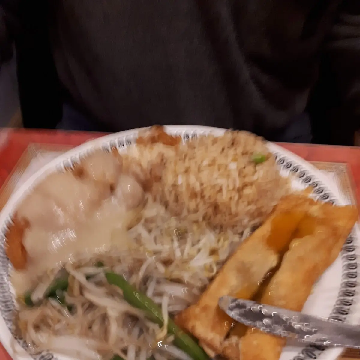 Egg Roll Fried Rice Chicken Soo Guy, Tai Yan Palace